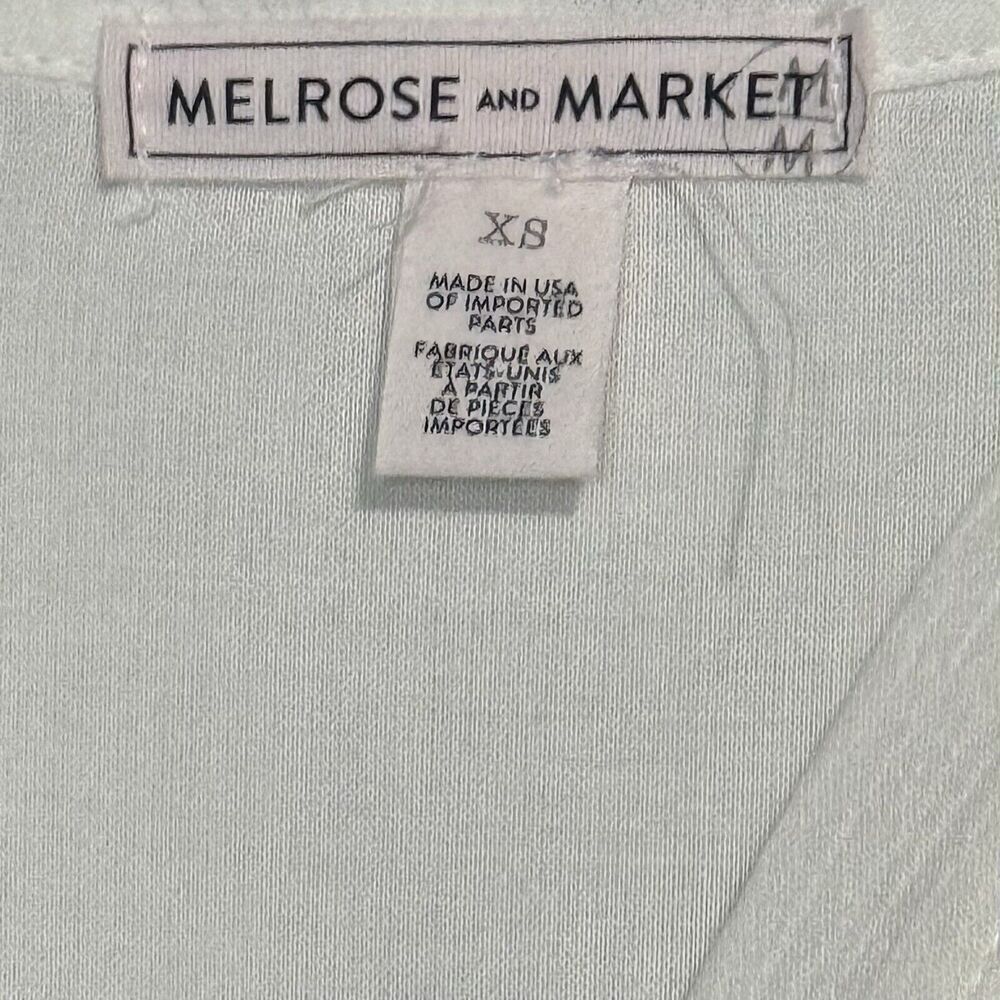 Melrose And Market Ivory Eyelet Dress Women’s Size XS Rayon - Picture 3 of 4